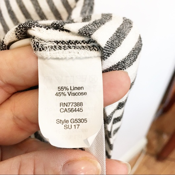Madewell Linen Blend Button Back Shift Dress Sz XL - Picture 10 of 11